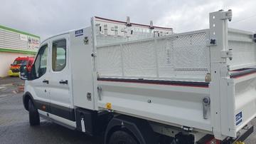 Installation de benne sur camion